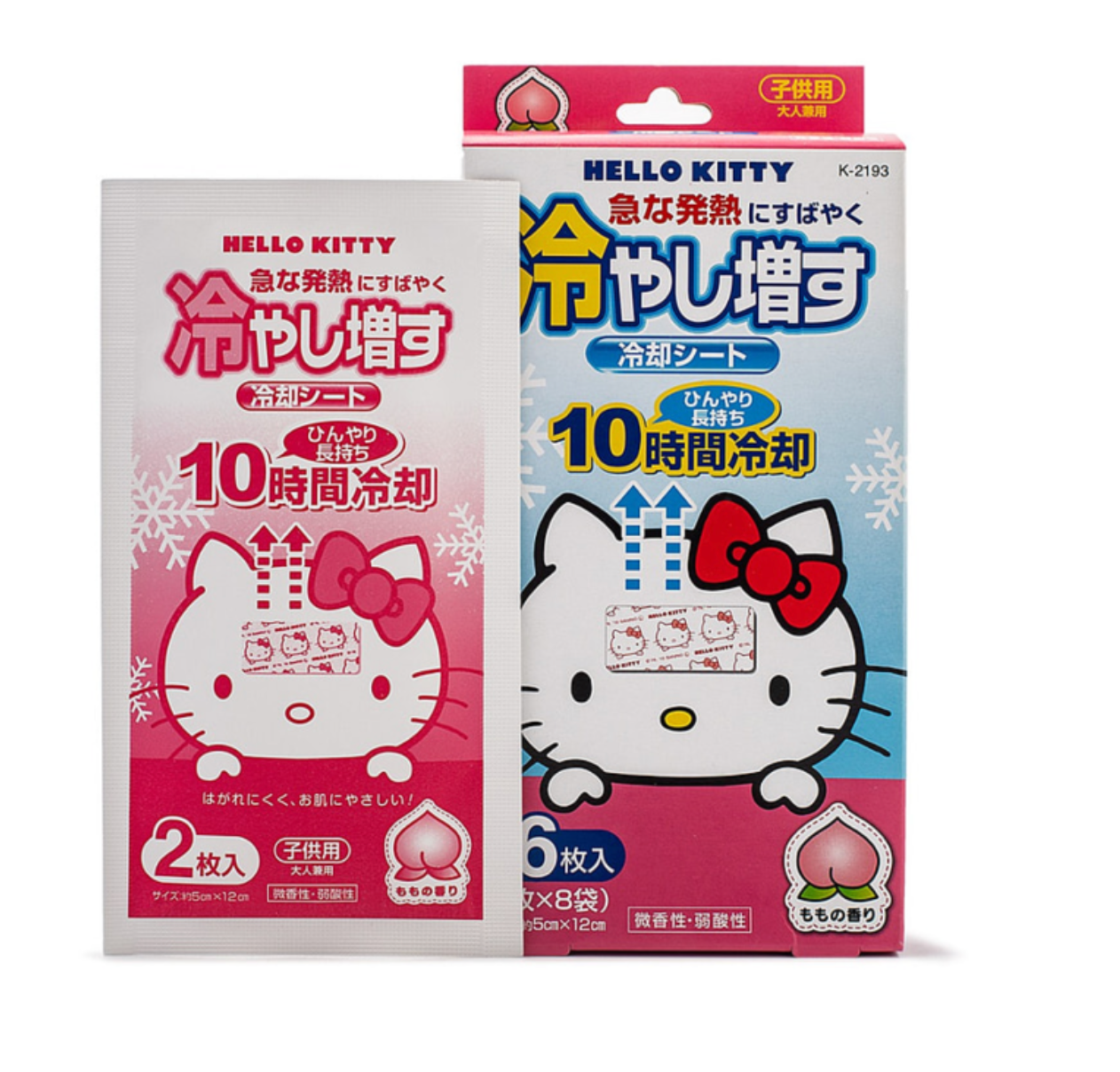 HELLO KITTY退熱貼(16枚) | HELLO KITTY Fever Cooling Gel Pads (16 Pieces)