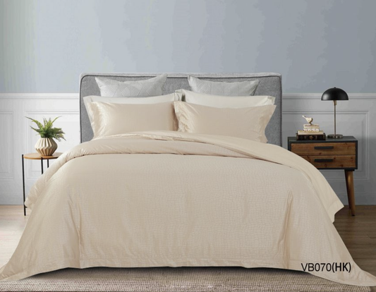 CASA-V - 珍珠絲緹花系列床品套裝 | Pearl Satin Floral Series Bedding Set (VB070)