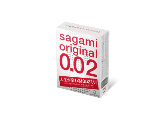 Sagami 0.02 安全套 (第二代) 相模原創 (3片裝) | Sagami Original 0.02  (2nd generation) (3 Pieces)