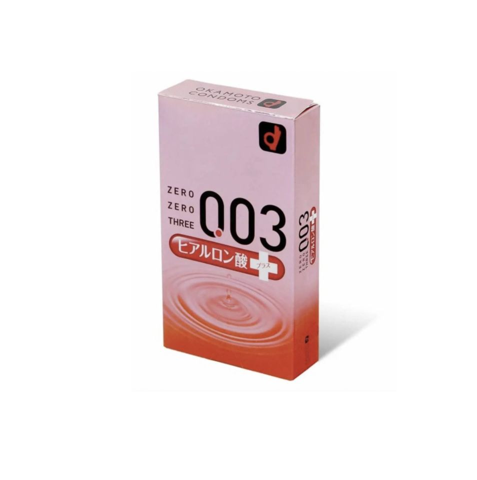 Okamoto 岡本安全套 0.03透明質酸 貼身超薄 (10 片裝) | Okamoto 0.03 Hyaluronic Acid Condom (10 Pieces)